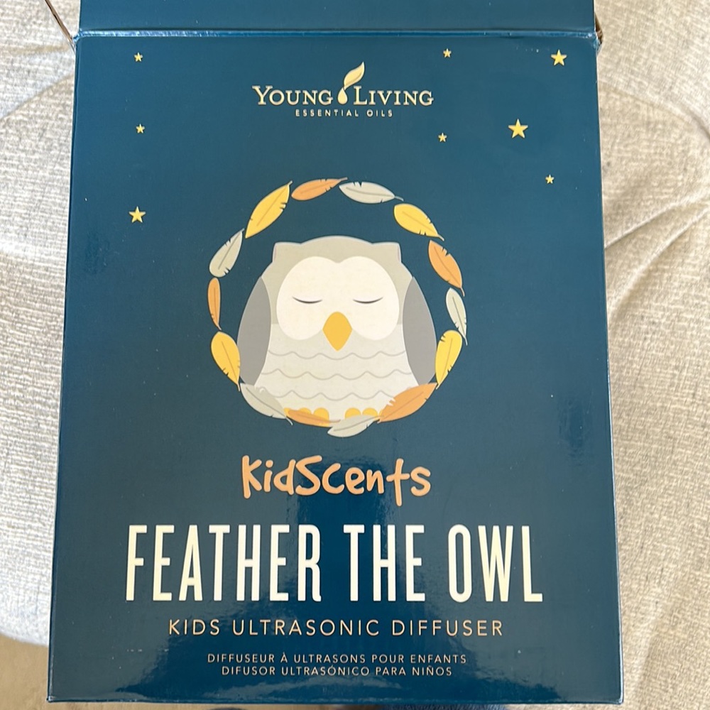 Feather the Owl Kids Ultrasonic Diffuser.  Essential oil diffuser, night…